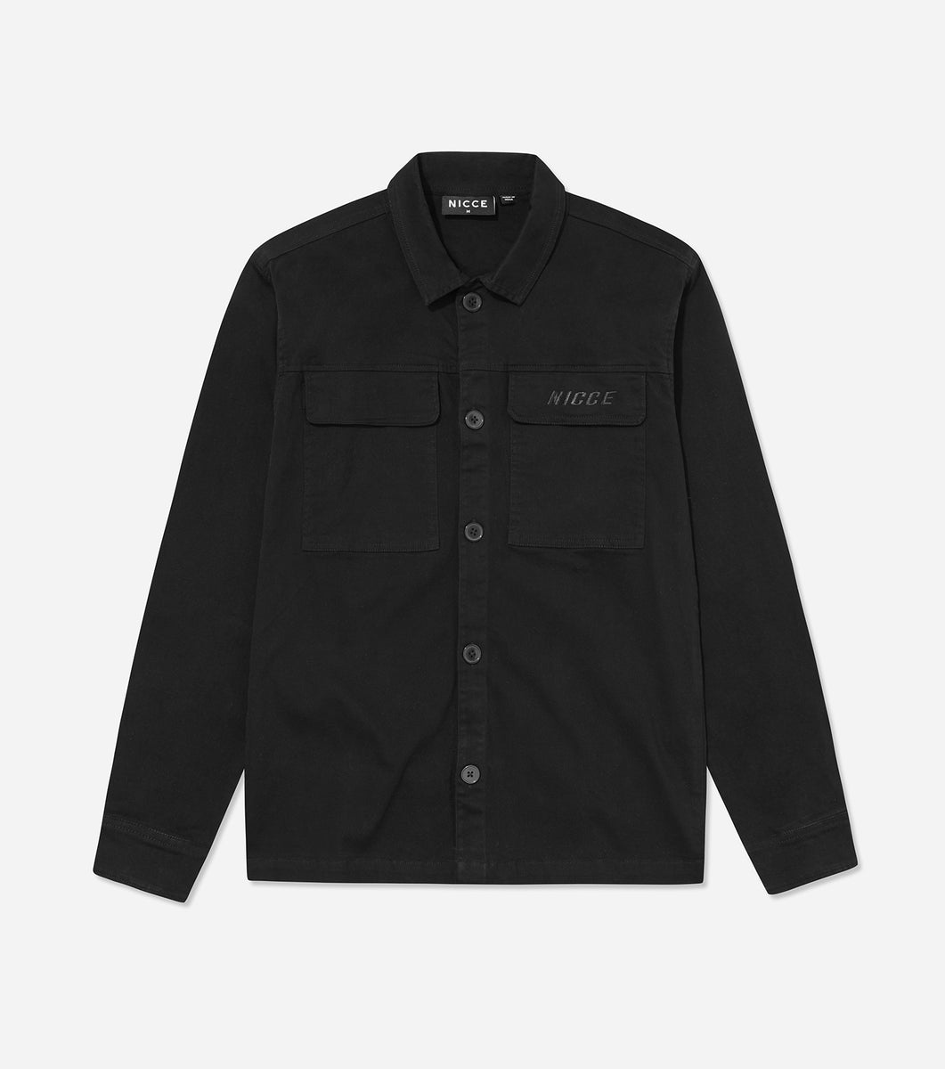 NICCE Mens Strapper Shirt Black