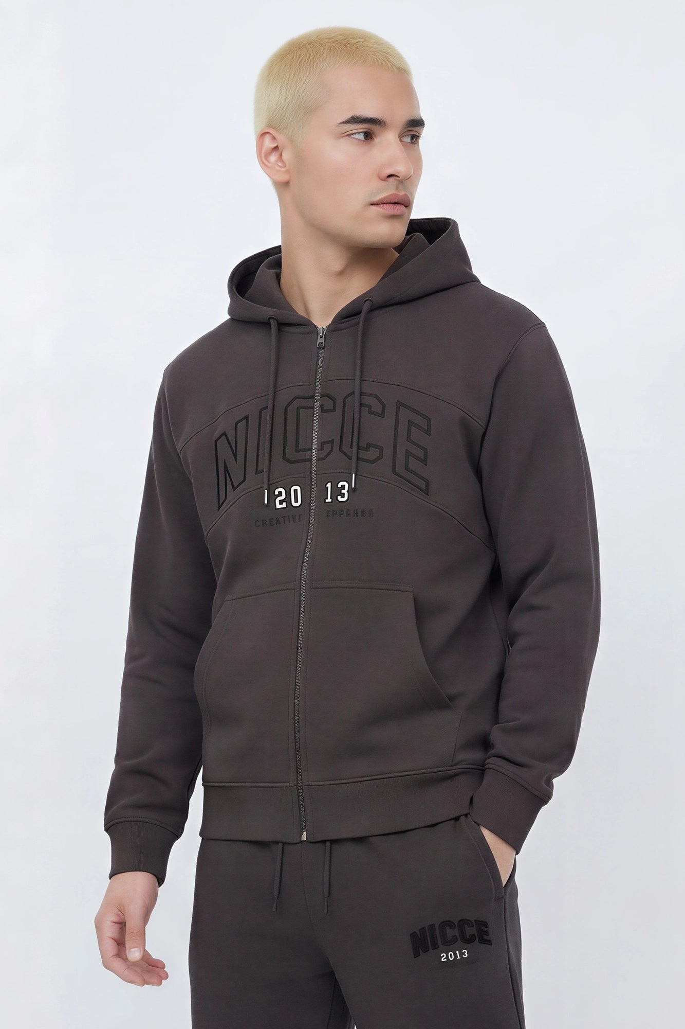 Extol Zip Through Hoodie Coal
