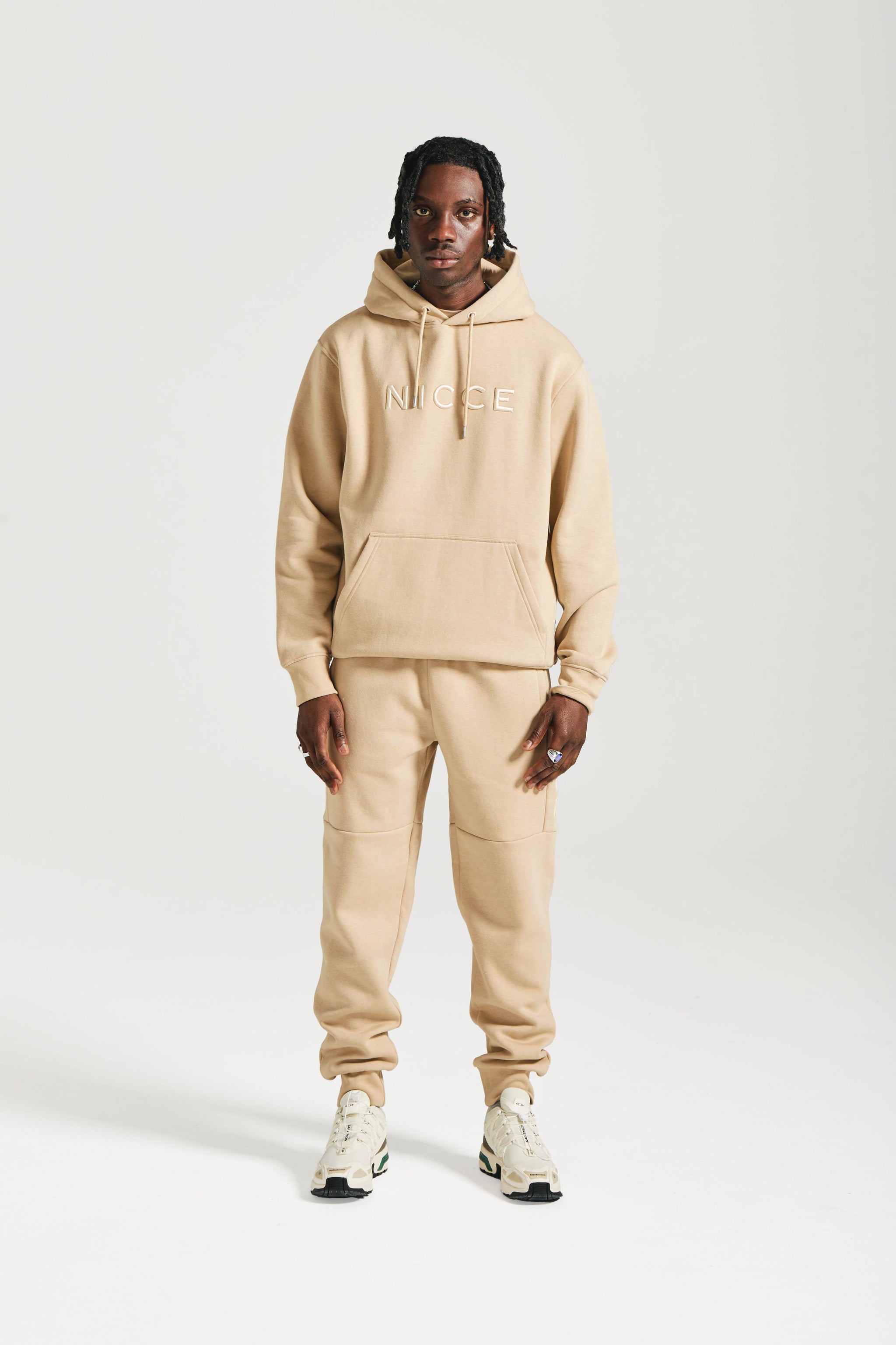 NICCE Mens Mercury Hoodie | Stone