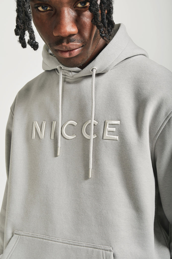 NICCE Mens Mercury Hoodie Circular Grey