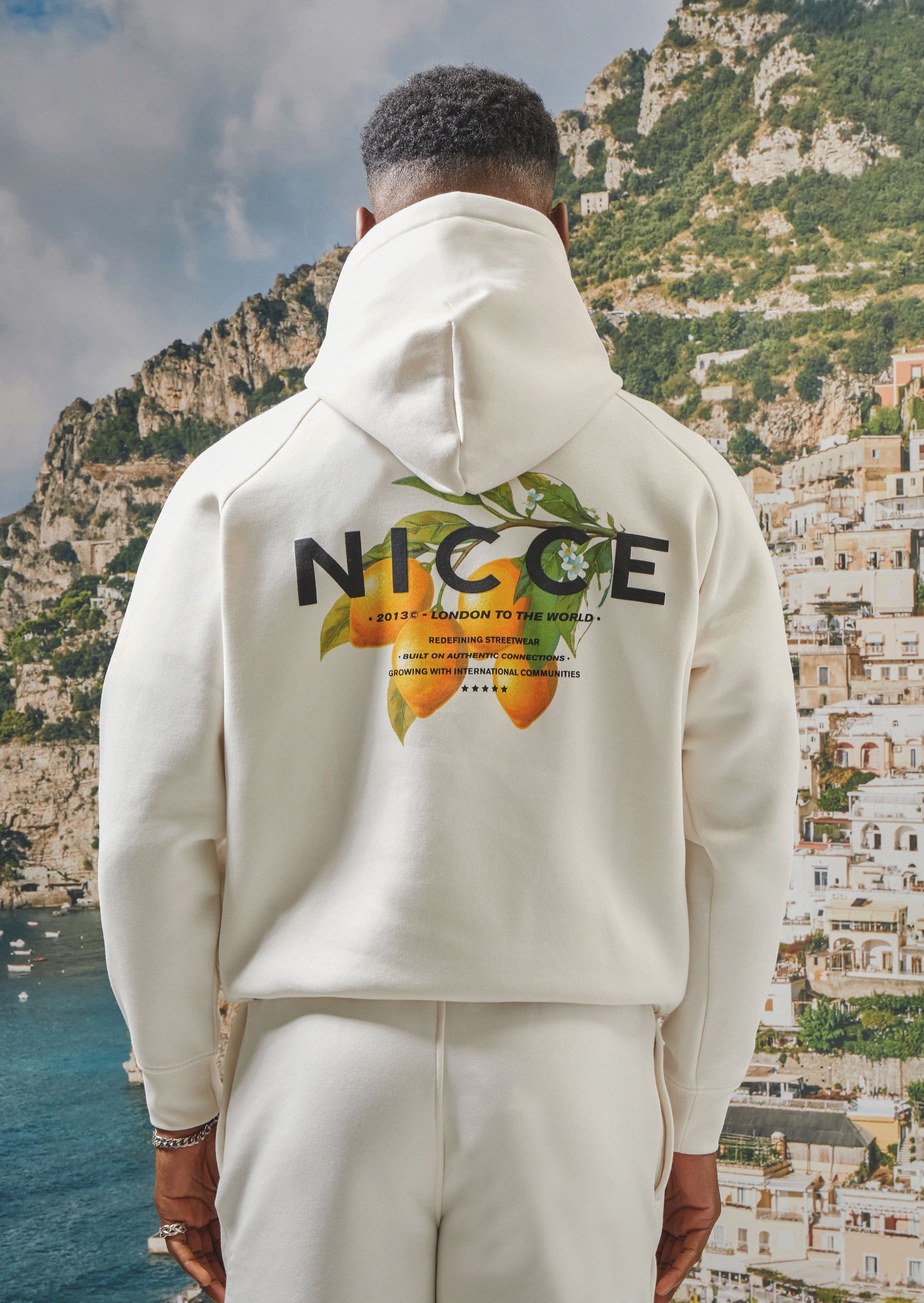 NICCE Mens Tropic Hoodie Snow White - Main Image