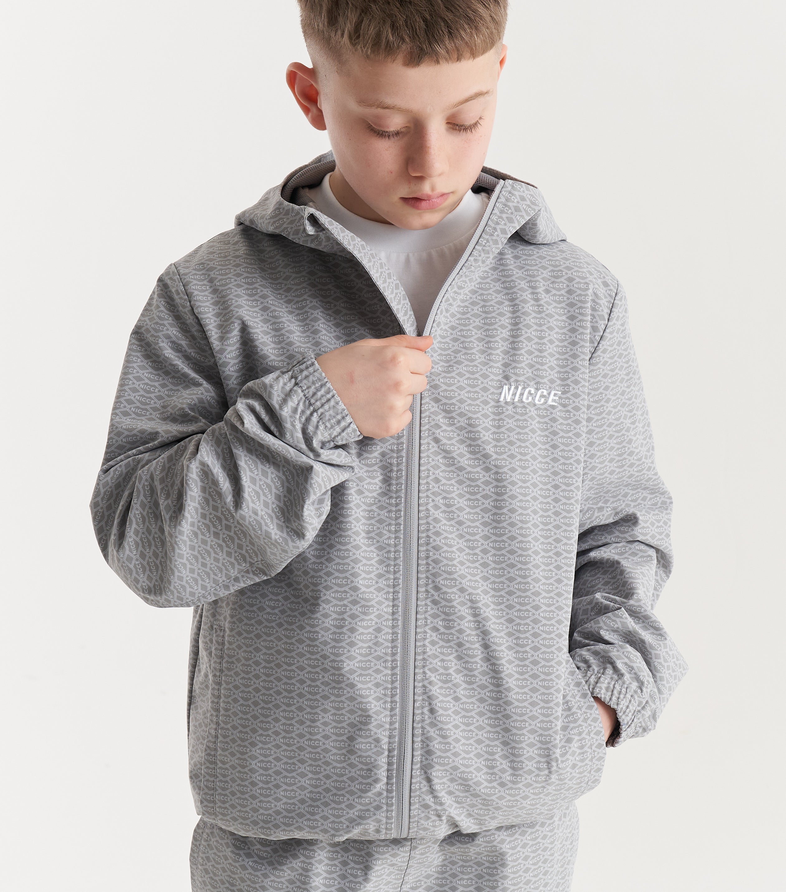 NICCE Juniors Repeater Jacket Grey - Main Image