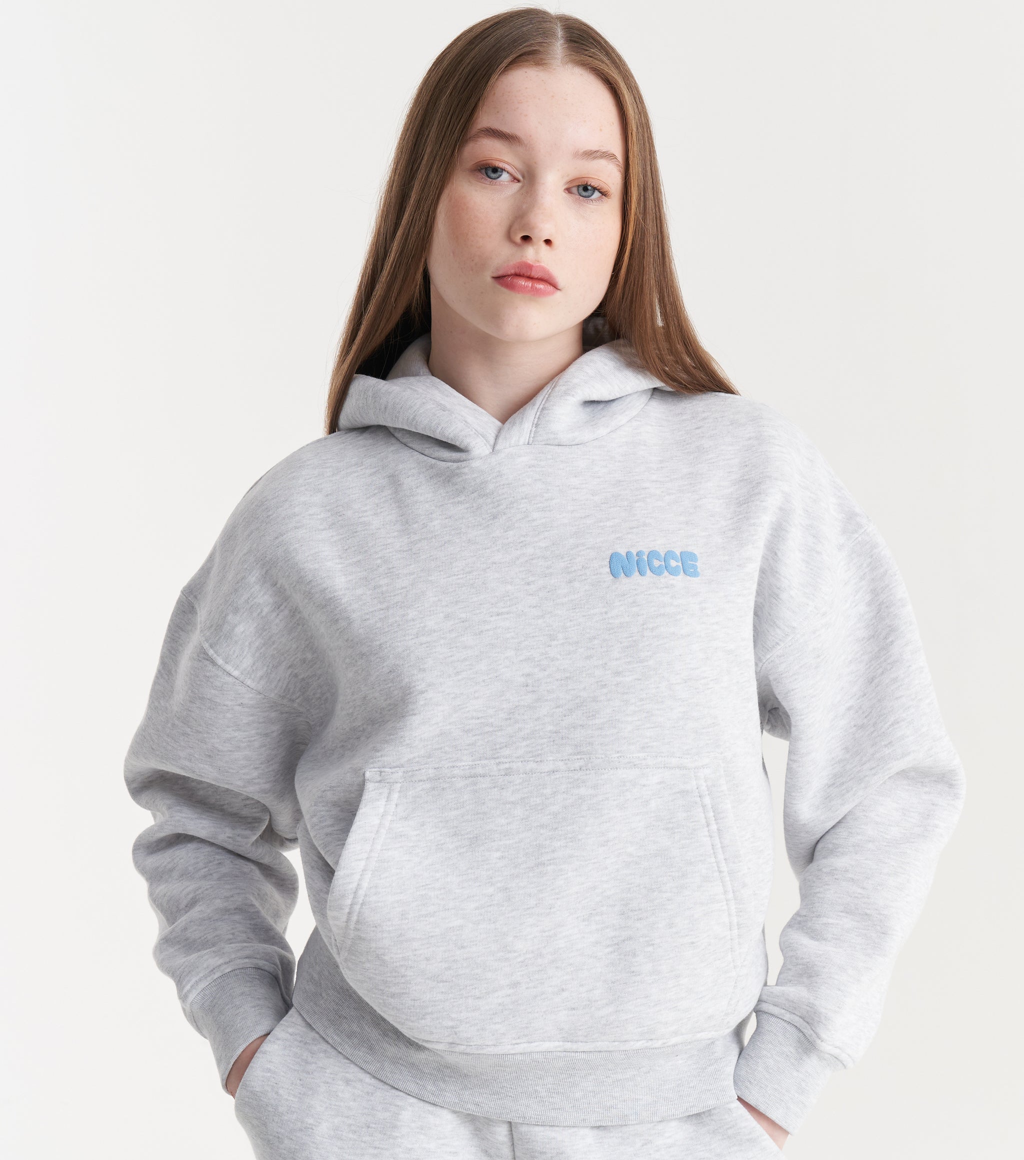 NICCE Girls Sapphire Hoodie Grey