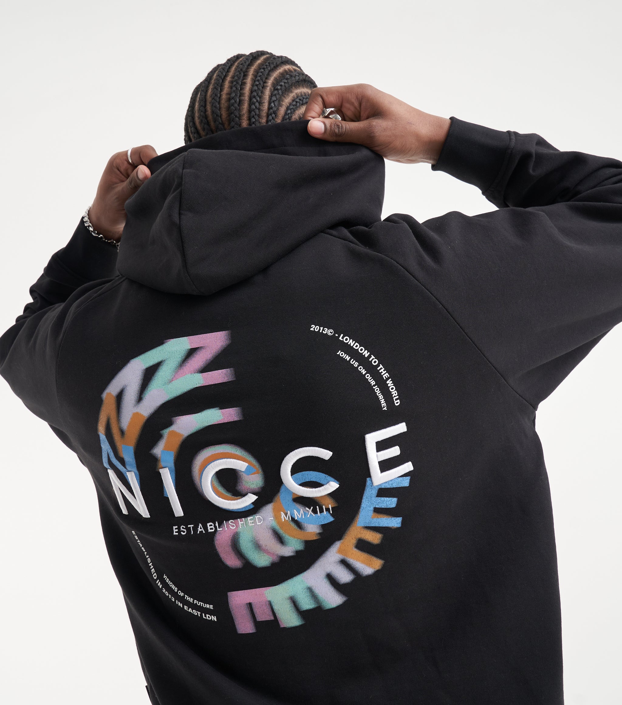 NICCE Mens Orbit Hoodie Black