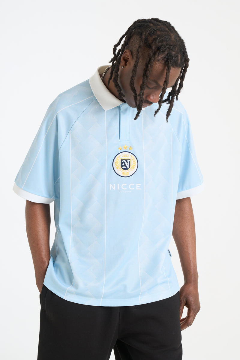 NICCE Mens Soccer Football Shirt | Sky