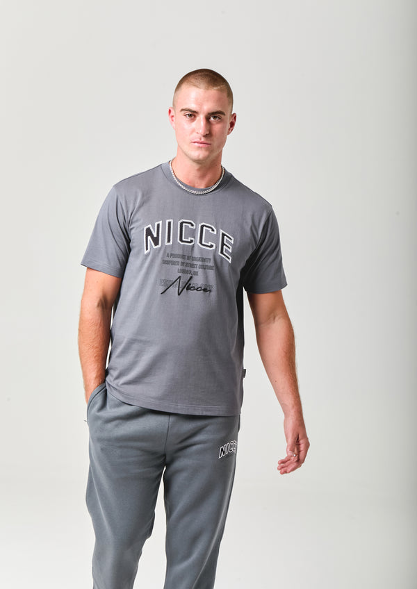 NICCE Mens Elevate T-Shirt | Graphite