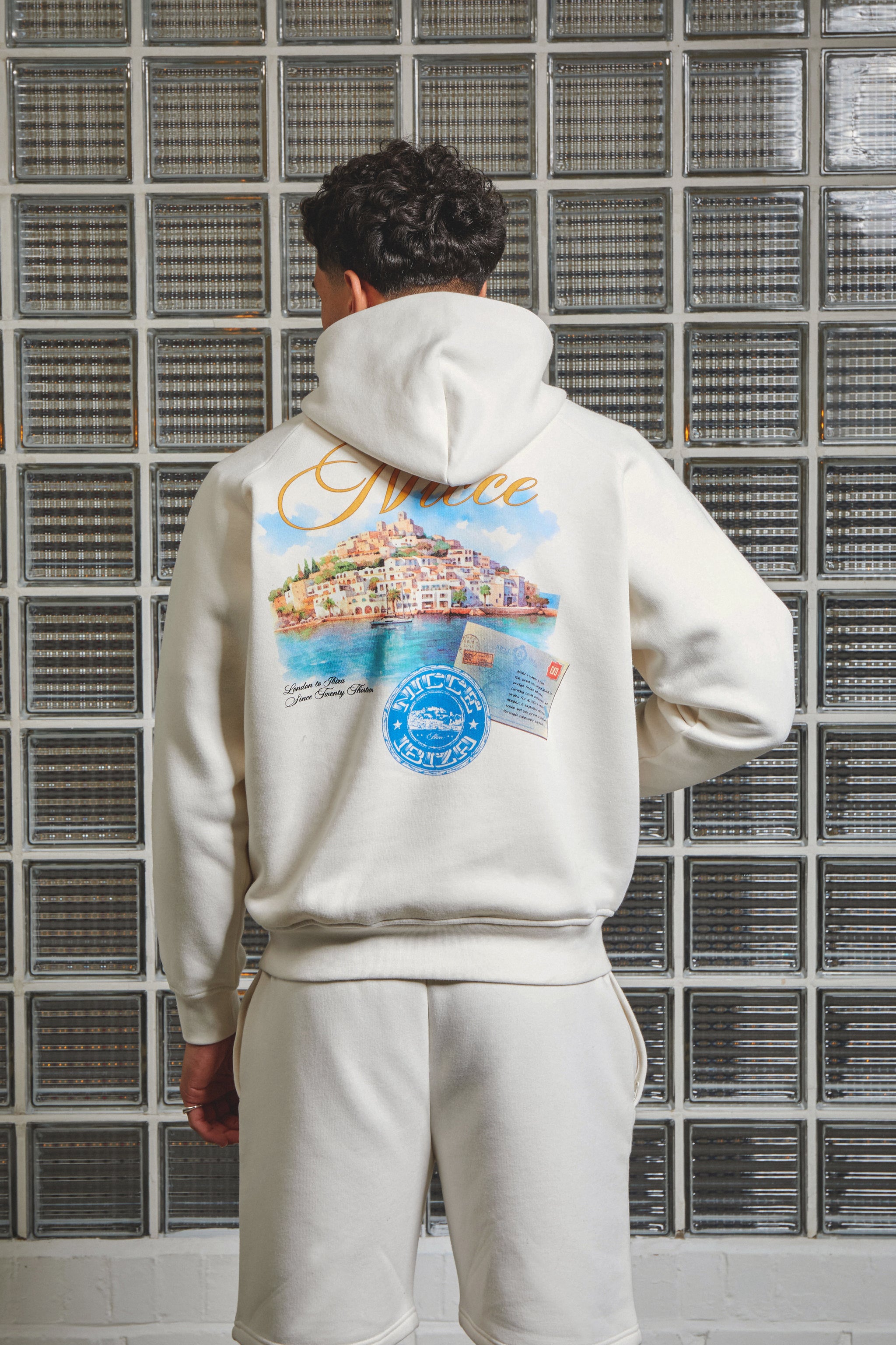 NICCE Mens Riviera Hoodie | Snow White
