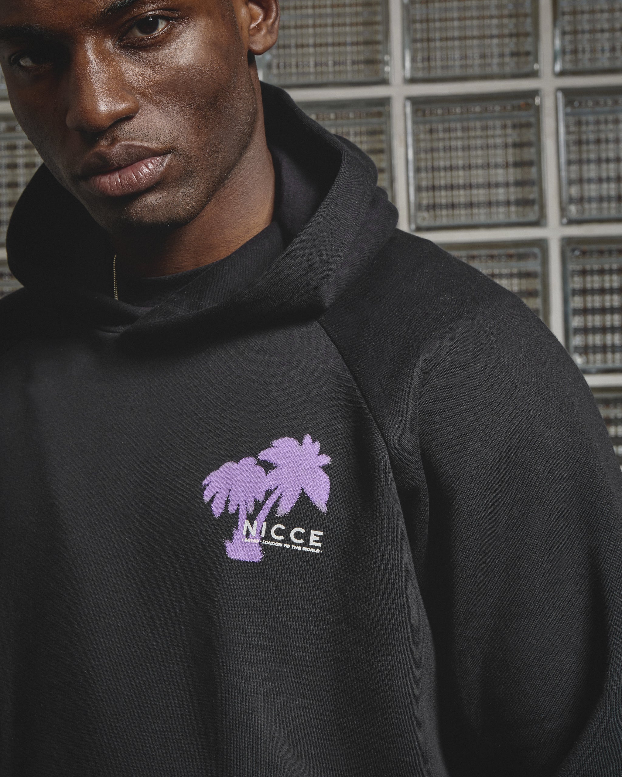 NICCE Mens Fiesta Hoodie Black