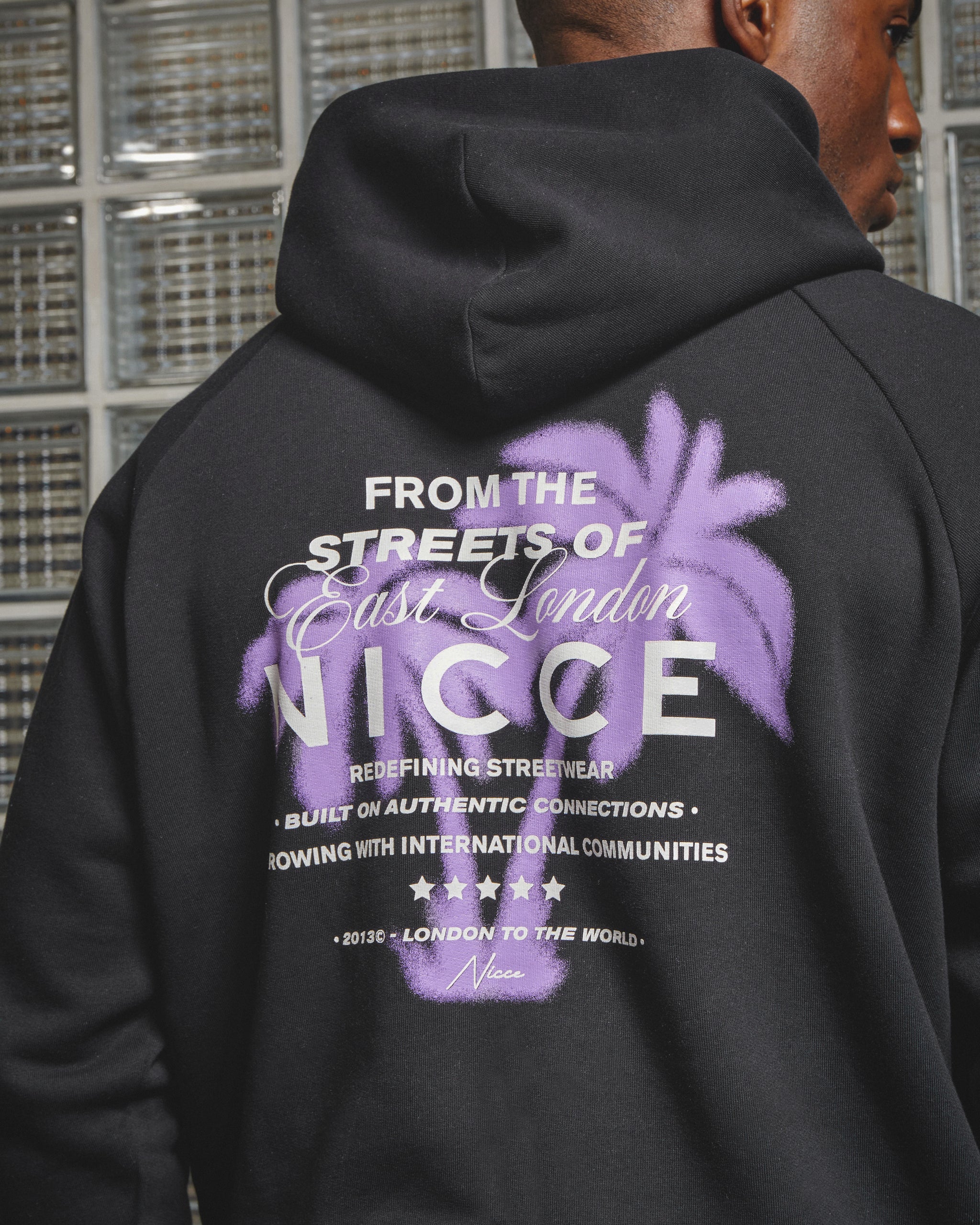 NICCE Mens Fiesta Hoodie Black - Main Image