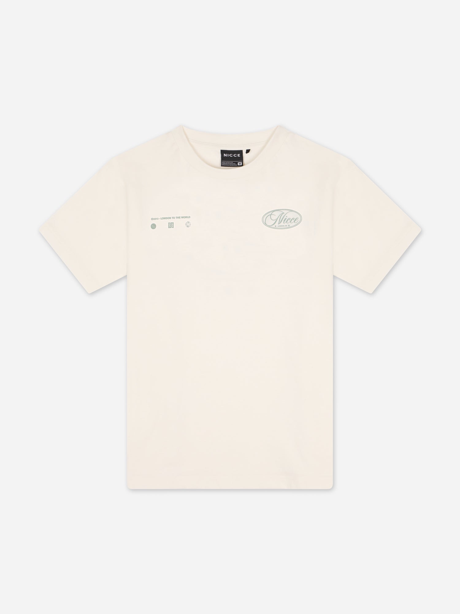 NICCE Mens Grant T-Shirt | Off White