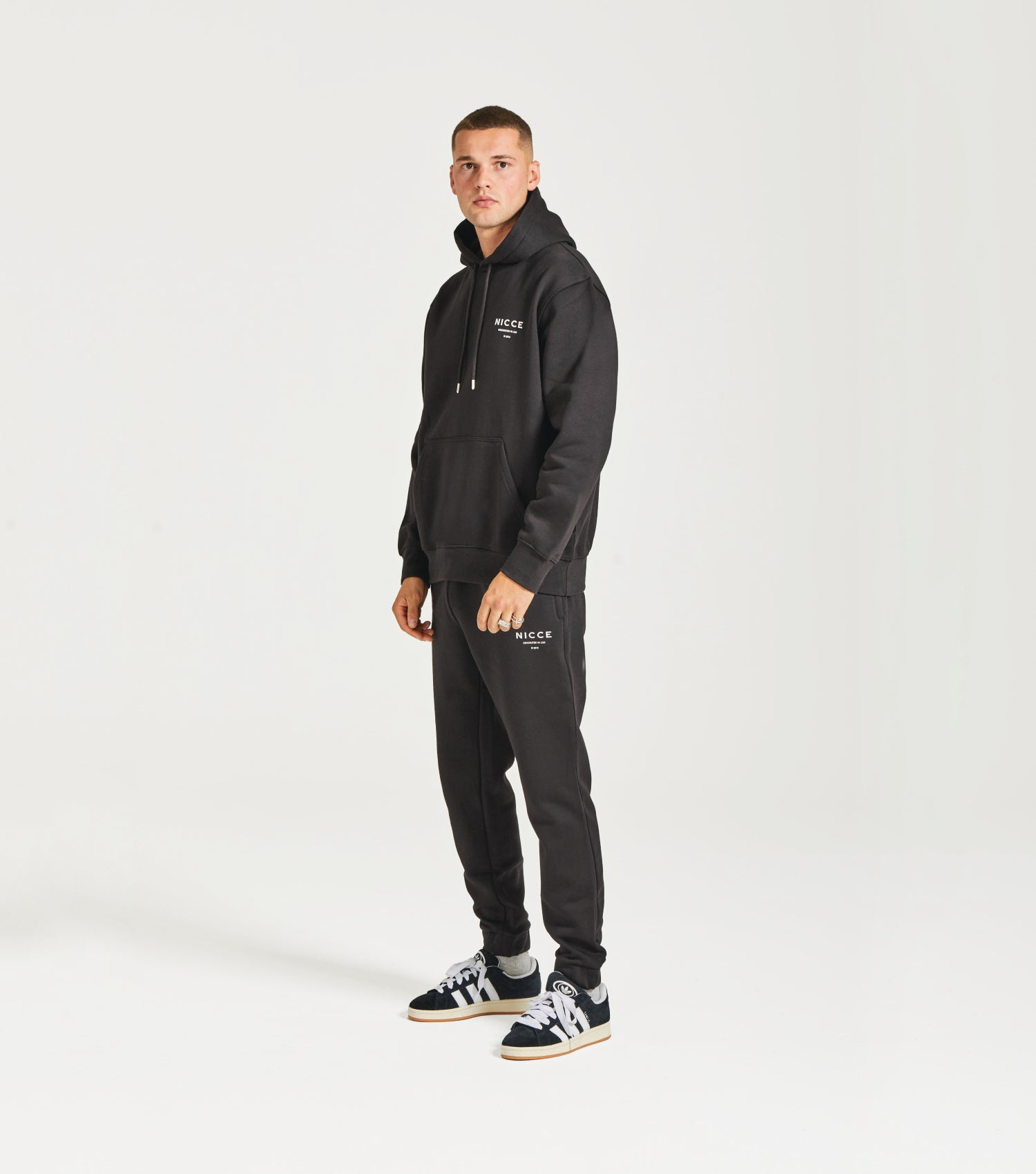 Mens OG-13 Hoodie Jogger Tracksuit Set (Black)- NICCE – NICCE