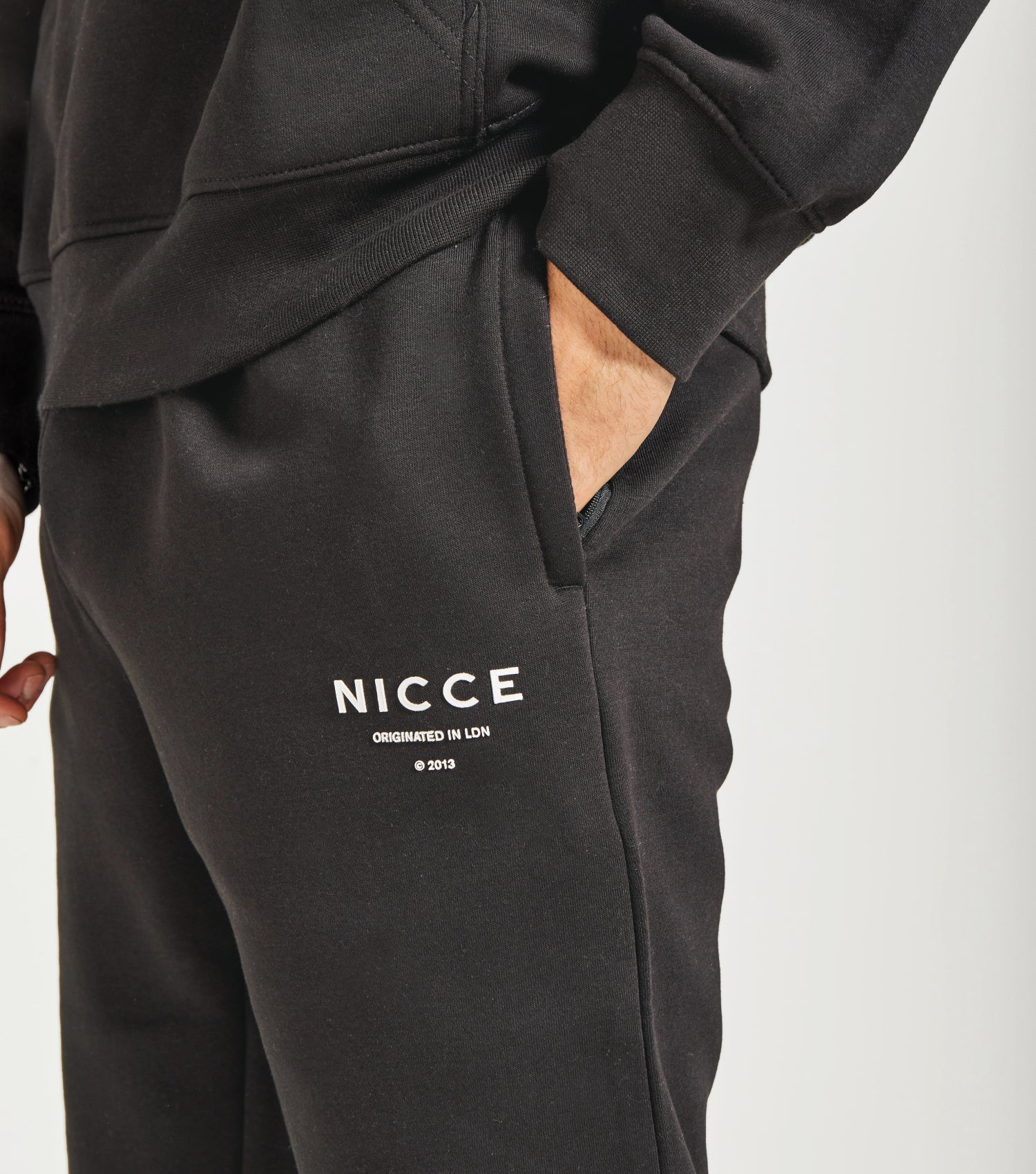 NICCE Mens OG-13 Hoodie \u0026 Jogger Tracksuit Set | Black