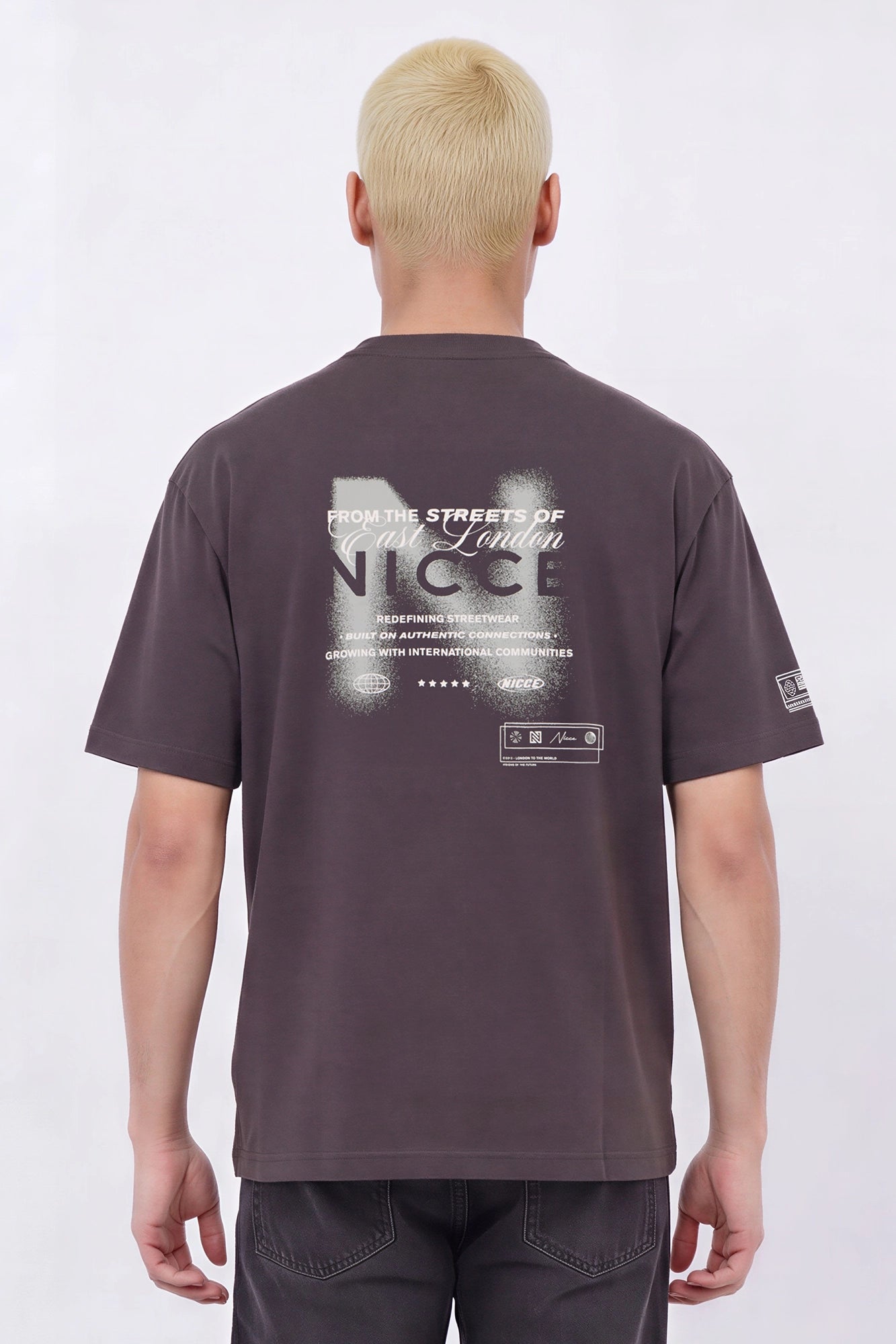Overblur T shirt Coal