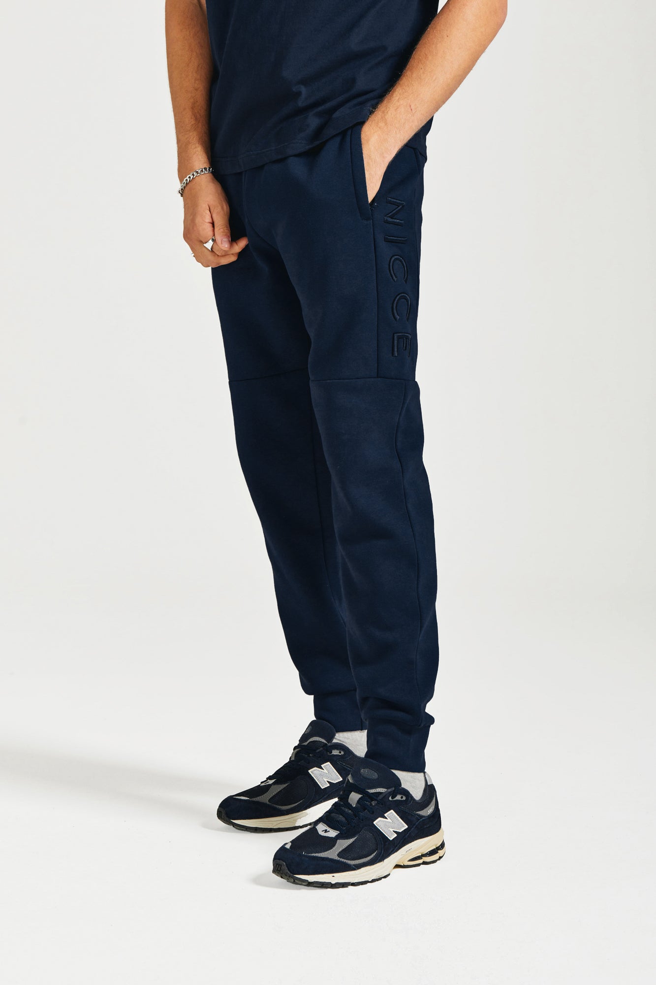 NICCE Mens Mercury Joggers Navy