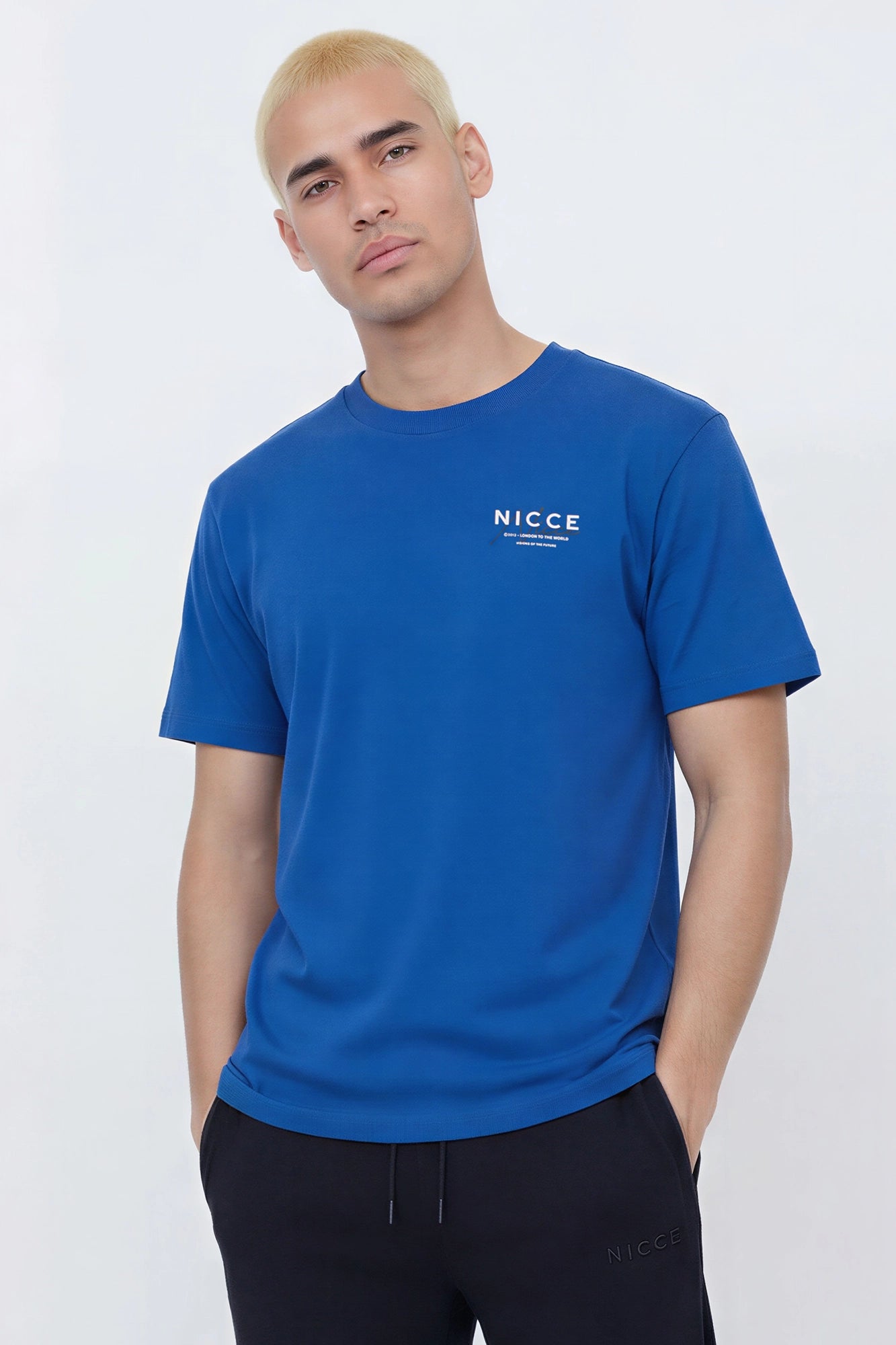 World Essentials T Shirt Cobalt Blue